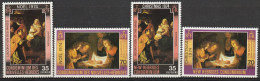 Nouvelles Hébrides Noel Tableaux 1974 N°404/407 Neuf** - Unused Stamps