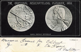 TOP - SUISSE - NE - NEUCHATEL - FLEURIER - Tir Cantonal Neufchatelois 1902 -  (Sui-145) - Fleurier