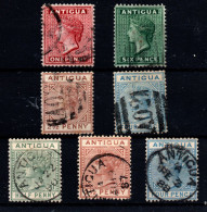 Antigua Nº 6/12. Año 1873/82 - 1858-1960 Crown Colony