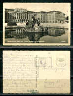 K20385)Ansichtskarte: Wien, Schoenbrunn - Linke Fontaene Im Schlosshofe, Gelaufen 1942 - Castello Di Schönbrunn