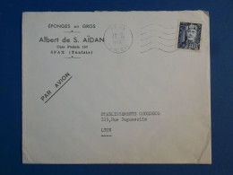 DI 14 TUNISIE  BELLE LETTRE  1955 SFAX A LYON FRANCE   ++++AFF. INTERESSANT+++ - Cartas & Documentos