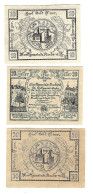 **Austria Notgeld Raabs 10+20+50 Heller  806d+e2+f2 - Oesterreich