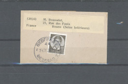 YOUGOSLAVIE -N° 277 -25 PARA / BANDE JOURNAL POUR LA FRANCE -CàD BELGRADE 24 -IX -37 - Cartas & Documentos