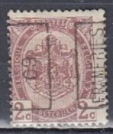 1384 Voorafstempeling Op Nr 82 - FRAMERIES 09 - Positie A - Rollo De Sellos 1900-09