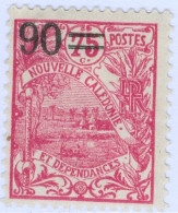 NUOVA CALEDONIA, NEW CALEDONIA, PAESAGGI, LANDSCAPE, 1924, FRANCOBOLLI NUOVI (MLH*) Scott:NC 130, Yt:NC 133 - Ungebraucht