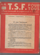 Revue LA TSF POUR TOUS   N°NS01   Juin 1942  (CAT4078/ NS01) - Barche