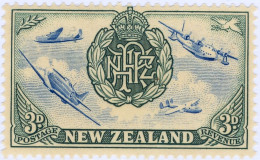 NUOVA ZELANDA, NEW ZEALAND, VITTORIA, 1946, FRANCOBOLLI NUOVI (MLH*) Scott:NZ 251, Yt:NZ 276 - Neufs