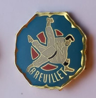 PO92 Pin's Club Judo BREUILLET Essonne Achat Immédiat - Judo