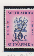 Zuid-Afrika Fiskale Zegel(revenue) Cat. J Barefoot: Revenue JAAR 1967 Nr 112 - Autres & Non Classés
