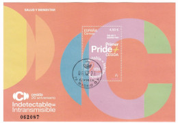 2022-ED. 5625 - Salud Y Bienestar. VIH. INDETECTABLE = INTRANSMITIBLE- USADO - Used Stamps