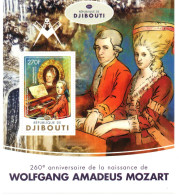 154- FRANC-MAÇONNERIE (MASONIC) : MOZART Avec Symboles - DENTELÉ - Superbe - Freemasonry