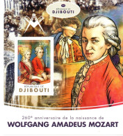 154- FRANC-MAÇONNERIE (MASONIC) : MOZART Avec Symboles - DENTELÉ - Superbe - Francmasonería