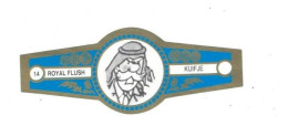 14) Bague De Cigare Série Tintin Bleue Dorée Royal Flush Kuifje Colonel Faud Armée Saoudienne En Superbe.Etat - Advertentie