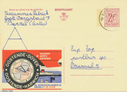 BELGIUM VILLAGE POSTMARKS  BEERZEL B (now Putte) SC With Dots 1969 (Postal Stationery 2 F, PUBLIBEL 2298 N) - Matasellado Con Puntos