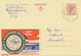 BELGIUM VILLAGE POSTMARKS  BEERVELDE A (now Lochristi) SC With Dots 1969 (Postal Stationery 2 F, PUBLIBEL 2298 N) - Punktstempel