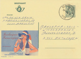 BELGIUM VILLAGE POSTMARKS  BEGIJNENDIJK 3130 SC 1982 (Postal Stationery 6,50 F, PUBLIBEL 2 7 6 0 N) - Autres & Non Classés