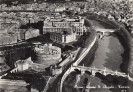 CARTOLINA  B9 ROMA,LAZIO-CASTEL S.ANGELO-TEVERE-STORIA,MEMORIA,CULTURA,RELIGIONE,BELLA ITALIA,VIAGGIATA 1962 - Castel Sant'Angelo