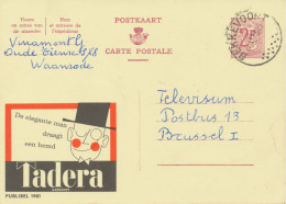 BELGIUM VILLAGE POSTMARKS  BEKKEVOORT Rare SC With 13 Dots (usual Postmarks With 7) 1963 (Postal Stationery 2 F, PUBLIBE - Punktstempel