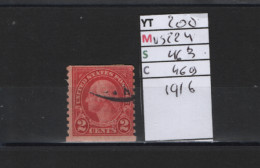 PRIX FIXE Obl 200 YT US224 MIC US463 SCO US469 GIB George Washington 1918 1919 Etats Unis 58/07 Dentelé 2 Cotés - Used Stamps