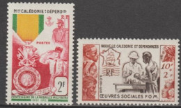 NOUVELLE CALEDONIE - 1950/1952 ANNEES COMPLETES - YVERT N°278/279 ** MNH - COTE = 26 EUR - Annate Complete