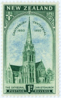 NUOVA ZELANDA, NEW ZEALAND, MONUMENTI, 1950, FRANCOBOLLI NUOVI (MNH**) Scott:NZ 274, Yt:NZ 308 - Unused Stamps