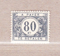 1922 Nr TX42* Met Scharnier.Cijfer Op Witte Achtergrond. - Timbres