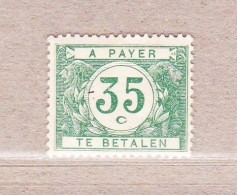 1922 Nr TX36* Met Scharnier.Cijfer Op Witte Achtergrond. - Timbres