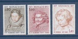 Monaco - YT N° 1098 à 1100 ** - Neuf Sans Charnière - 1977 - Unused Stamps