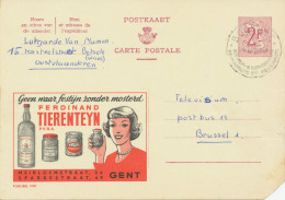 BELGIUM VILLAGE POSTMARKS  BELSELE / ZIJN BOOM- & ROZENKWEKERIJEN / PEPINIERES & ROSERAIES (now Sint-Niklaas) SC 1963 (P - Flammes