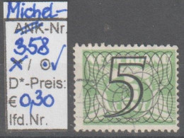 1940 - NIEDERLANDE - FM/DM "Fliegende Taube M. Wertaufdruck" 5 C (a. 3C) Hellgrün - O Gestempelt - S. Scan (358o Nl) - Gebruikt
