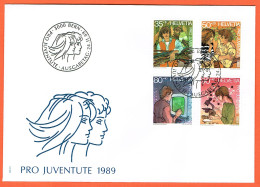 9xFDC .PRO/J. COLLECTION .SERIE+TIMBRES ISOLES+BLOC DE 4. C/.S.B.K. Nr:J311/14. Y&TELLIER Nr:1333/36. MICHEL Nr:1405/08. - FDC