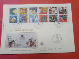 Grande Enveloppe FDC En 1988 - Communication ( Bande Dessinée )  - FDC 31 - 1980-1989