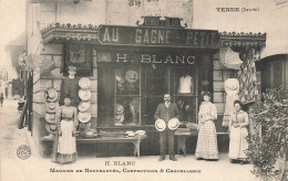 Yenne * Au Gagne Petit Henri BLANC , Magasin De Nouveautés Confections & Chapellerie * Commerce Magasin - Yenne