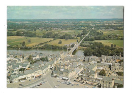 Chalonnes  - La Place De L'hôtel De Ville Et Le Pont Sur La Loire - La France Vue Du Ciel - Circulé 1972 - Chalonnes Sur Loire