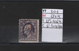 PRIX FIXE Obl 201YT 225K MIC US464 SCOT US470 GIB George Washington 1916 1919 Etats Unis 58/07 - Used Stamps