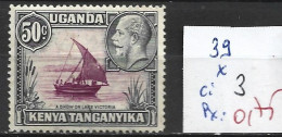 KENYA OUGANDA & TANGANYKA 39 * Côte 3 € - Kenya, Ouganda & Tanganyika