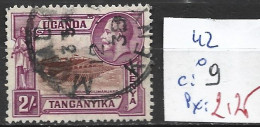 KENYA OUGANDA & TANGANYKA 42 Oblitéré Côte 9 € - Kenya, Oeganda & Tanganyika