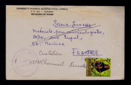 Sp10336 REP De GUINEE (pour UNESCO) "Pan Troglodytes" Wild Animals GORILLAS Sauvages Faune Mailed - Gorilla's