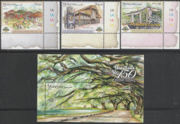 Malaysia 2024-1 150 Years Anniversary Of Taiping Set+M/S MNH (plate) Landscape Landmark Tree Unusual - Malaysia (1964-...)