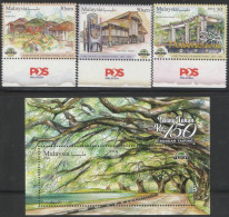 Malaysia 2024-1 150 Years Anniversary Of Taiping Set+M/S MNH (logo) Landscape Landmark Tree Unusual - Malaysia (1964-...)