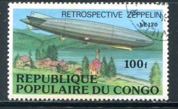 CONGO- Y&T N°460- Oblitéré (zeppelins) - Usados