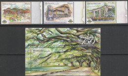 Malaysia 2024-1 150 Years Anniversary Of Taiping Set+M/S MNH (Row 4 Right) Landscape Landmark Tree Unusual - Malaysia (1964-...)