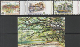 Malaysia 2024-1 150 Years Anniversary Of Taiping Set+M/S MNH (Row 2 Right) Landscape Landmark Tree Unusual - Malaysia (1964-...)