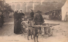 Chateaulin * Attelage à Chien , Voiture à Chiens * Poissons Frais ! * Le Marchand Vendeur De Poisson * Métier Ancien - Châteaulin