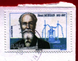 2006 - Lettre De Thenon (24) - Timbre Henri MOISSAN N° 3975 - VOIR CURIOSITE DE LA DENTELURE - Storia Postale