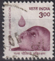 1998 Indien ° Mi:IN 1647, Sn:IN 1712, Yt:IN 1436, Baby And Drop Of Polio Vaccine - Oblitérés