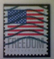 United States, Scott #5790, Used(o) Booklet, 2023, Flag Definitive: Freedom Flag, (63¢) Forever - Gebraucht