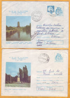 1985 Romania Monuments And Monuments To The Heroes Of The Second World War. Fight Against Fascism. 2 Cover - Covers & Documents