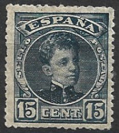 ES0244SACF-L4478STAN.España. Spain.Espagne.ALFONSO Xlll .1901/1 (Ed 244*) Con Charnela. - Varietà E Curiosità