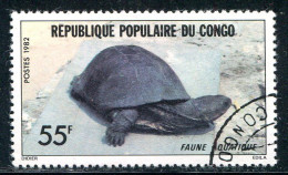 CONGO- Y&T N°686- Oblitéré (tortues) - Gebraucht